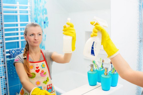 Professional sofa cleaning in Ilford removing dirt from a fabric sofa