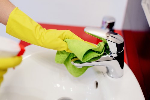 Office cleaning in Ilford in a modern reception area