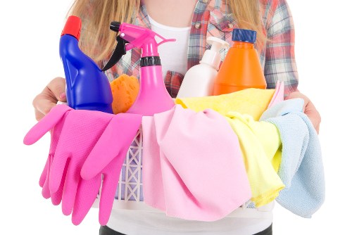 Office cleaners in Ilford maintaining a professional workspace