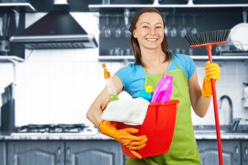 Cleaner in Ilford supporting a tidy and welcoming home